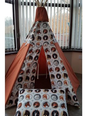 Horses Teepee Childrens Play Tent