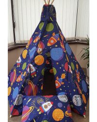 Space Teepee Childrens Play Tent